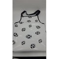 Pamperedpets Groomers Apron for Pets; White and Grey PA69494
